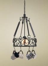 Hi-Lite MFG Co. H-90Y-D-BK01 MAR - 1- Lite Pot Rack